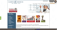 Desktop Screenshot of campus-medicis.com